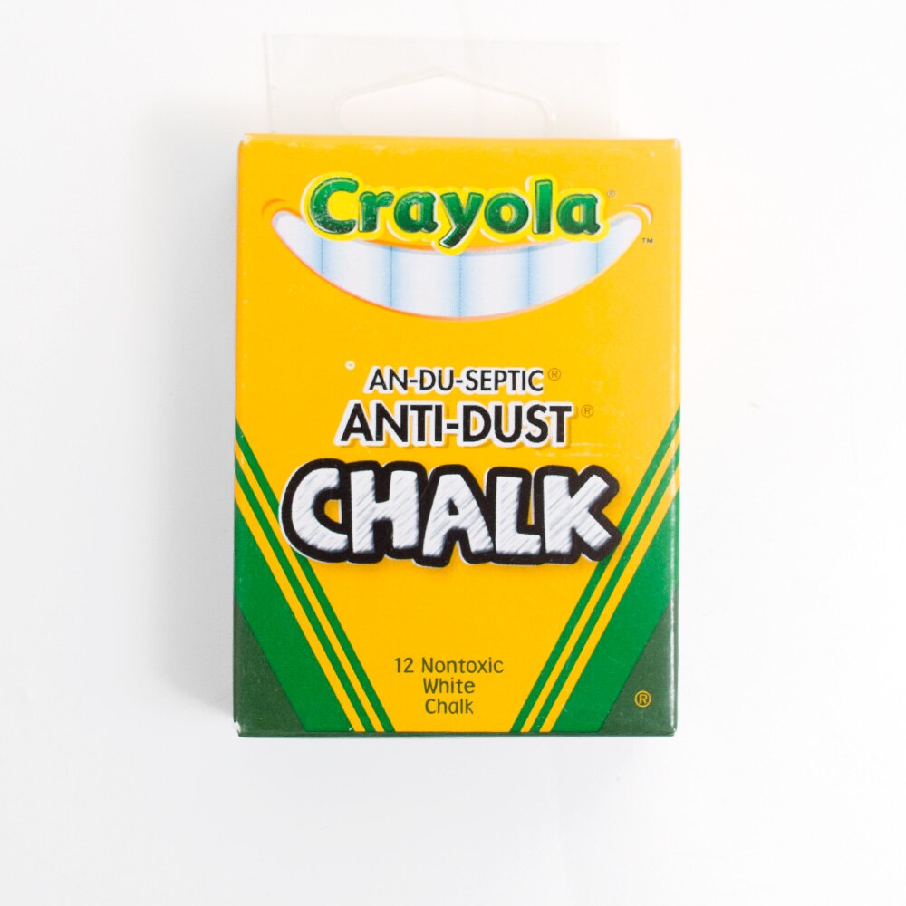 Au-du-septic, Low Dust, Crayola, Chalk, 12 Sticks